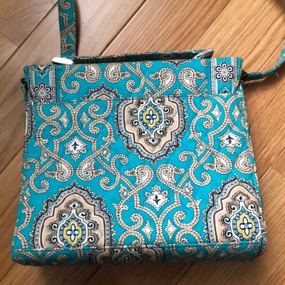 NWOT Vera Bradley Totally Turq Julia Handbag - Picture 5 of 5